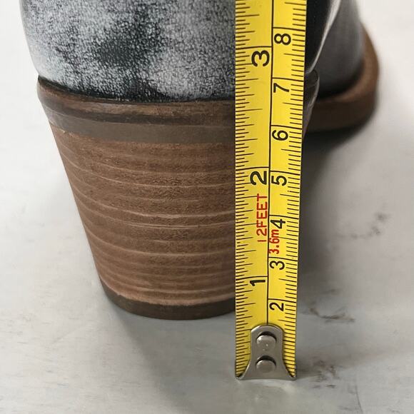 Dingo Western Southwest Neoprene Knee High Boot Black/White/Red Women 7M NWB - Picture 8 of 11